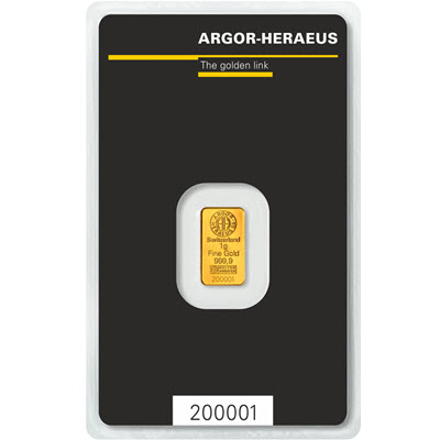 1g of gold | Argor-Heraeus