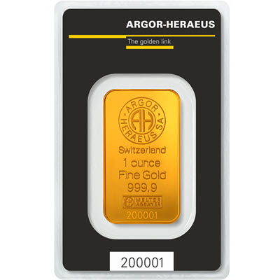 1 unca zlata | Argor-Heraeus