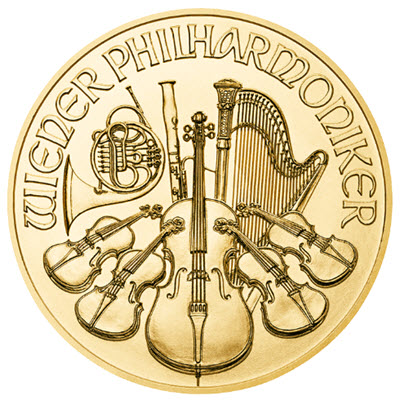 1/10 ounce gold - Vienna Philharmonic