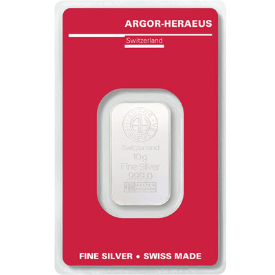 10g of silver | Argor-Heraeus