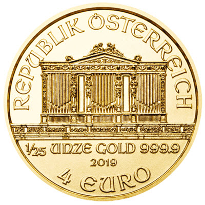 1/25 ounce of gold | Vienna Philharmonic