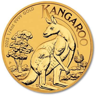 1/4 unce zlata - Australski klokan