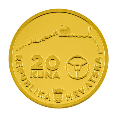 Zlatnik 20 kuna - Sinjska alka + kutija