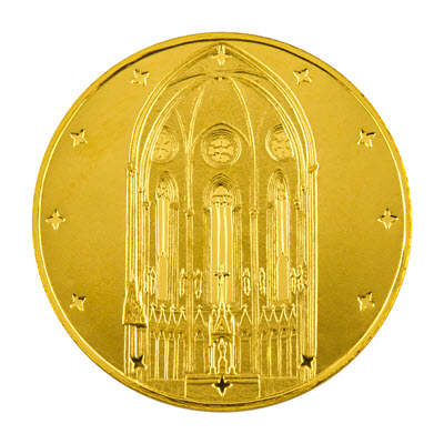 Zlatna medalja Zagrebačka katedrala + kutija