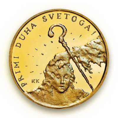 Zlatna medalja Krizma + kutija (trenutno nedostupno)
