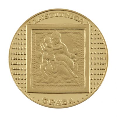 Zlatna medalja Kamenita vrata 7g