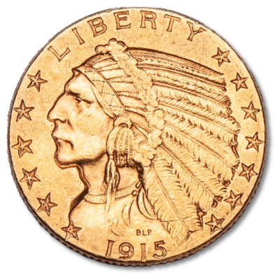 2,5 američkih dolara Indian Head