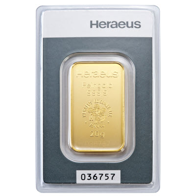 20g zlata | Heraeus