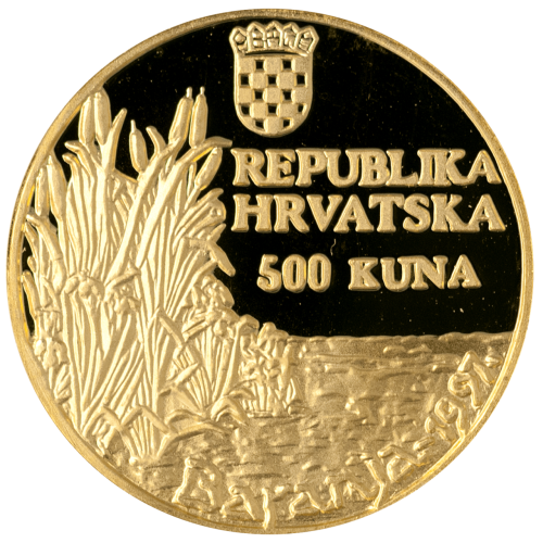 Baranja - 500 kuna - Zlato
