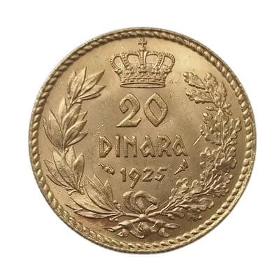 20 jugoslavenskih dinara - Aleksandar I.