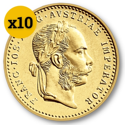කුඩා ducat Franc Jozef | කෑලි 10 (ලබා ගැනීමට අමතන්න)