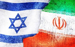 israel-iran-flags