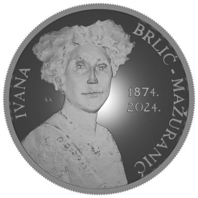 1 ounce of silver | "150. anniversary of the birth of Ivana Brlić-Mažuranić" + box