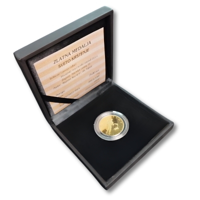 Zlatna medalja Sveto krštenje + kutija