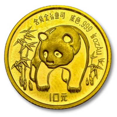 1/10 unce zlata | Kineska panda