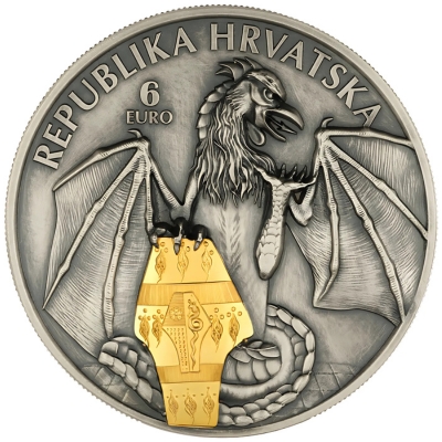 2 unce srebra | Trsatski zmaj + kutija