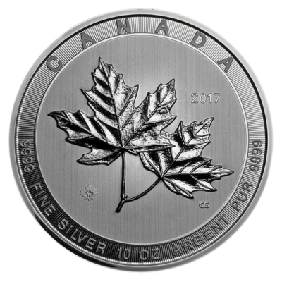 10 unci srebra | Javorov list (oštećena kapsula)