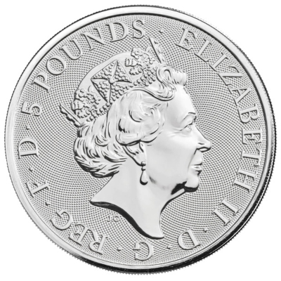 2 unce srebra - White Greyhound of Richmond (2021.)