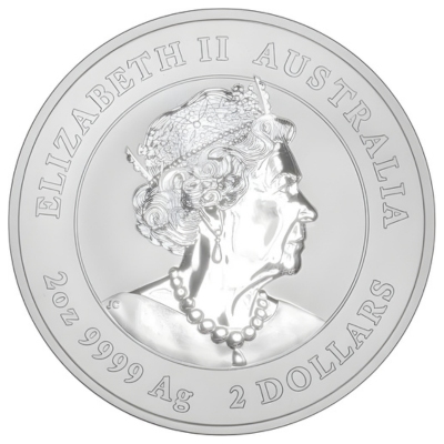 2 unce srebra - Godina Miša (2020.)