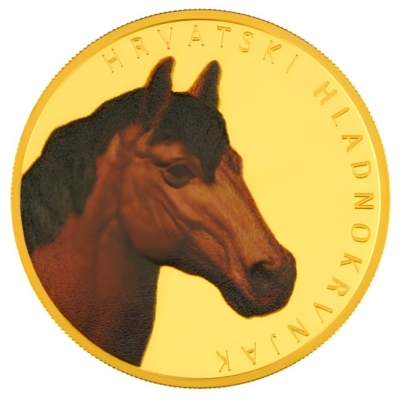 1 unca zlata | Hrvatski Hladnokrvnjak + kutija (obojani)