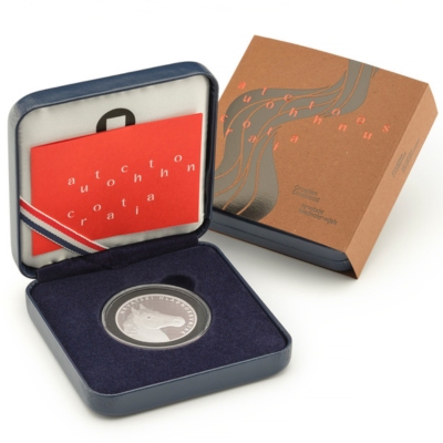 1 unca srebra | Hrvatski Hladnokrvnjak + kutija