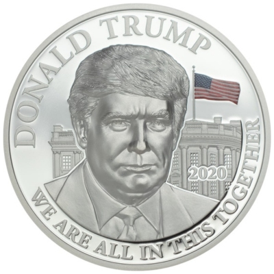 1 unca srebra | Donald Trump (proof verzija)