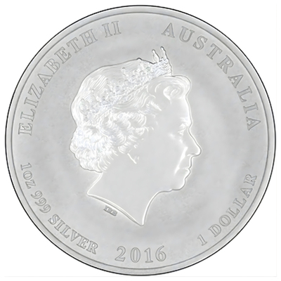 1 unca srebra - Godina majmuna (2016.)