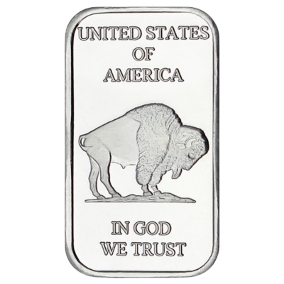 1 unca srebra | Bufallo Bar - American Bison