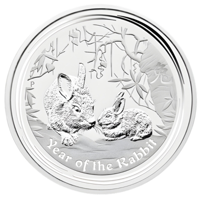 2 unce srebra - Godina Zeca (2011.)